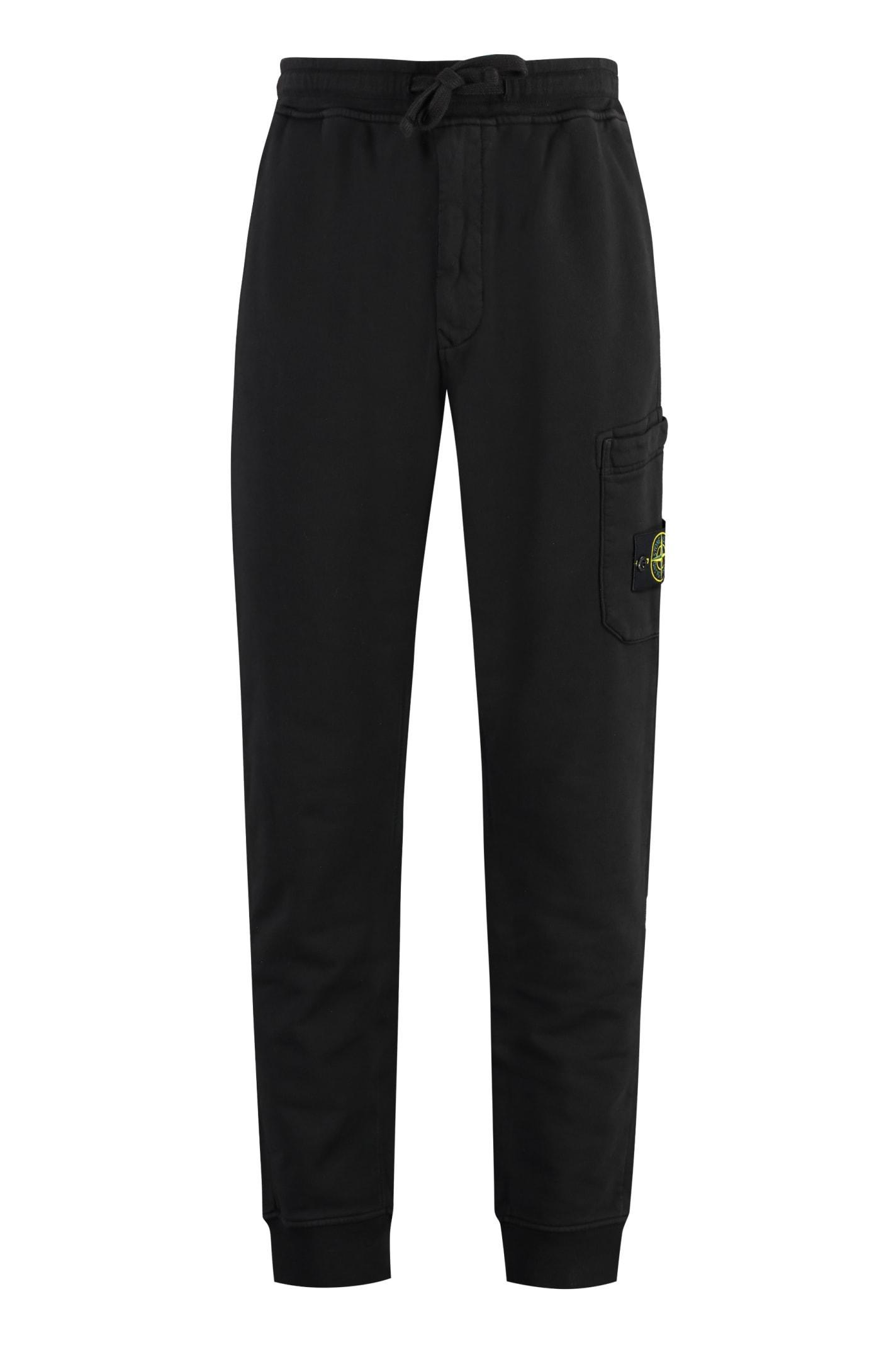 Logo Patch Sweatpants In Blue Product Image