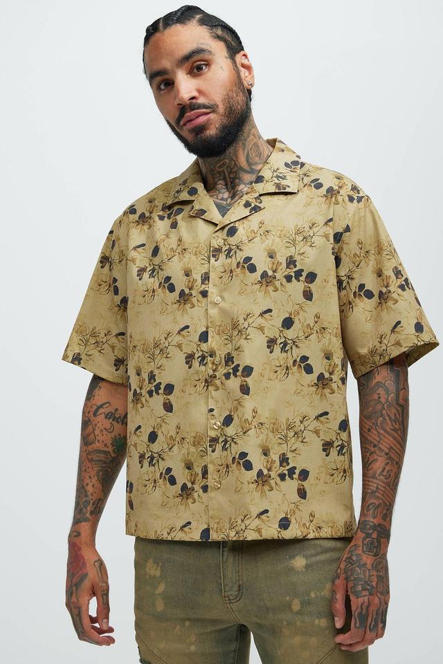 Davis Vintage Floral Shirt - Brown/combo Product Image