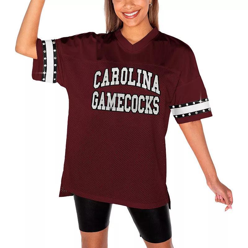 Womens Gameday Couture Garnet South Carolina Gamecocks Until Kickoff Rhinestone Fashion T-Shirt Product Image