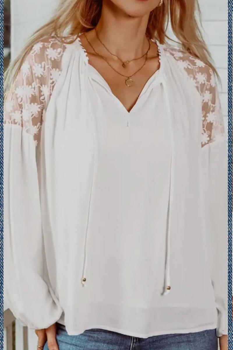 Lace Sleeve Top product image