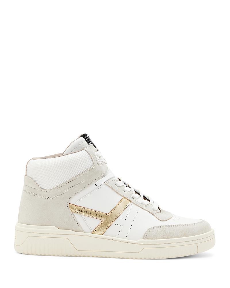 Allsaints Womens Pro Suede Lace Up High Top Sneakers Product Image