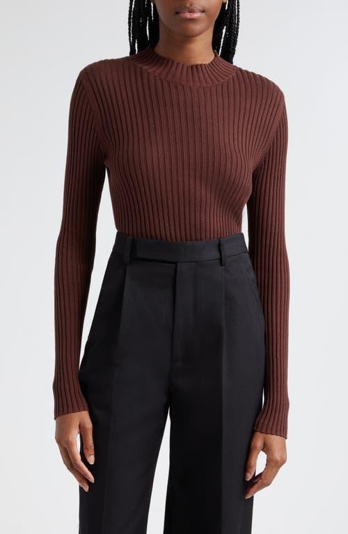 ATM Anthony Thomas Melillo Mock Neck Silk & Cotton Sweater Product Image