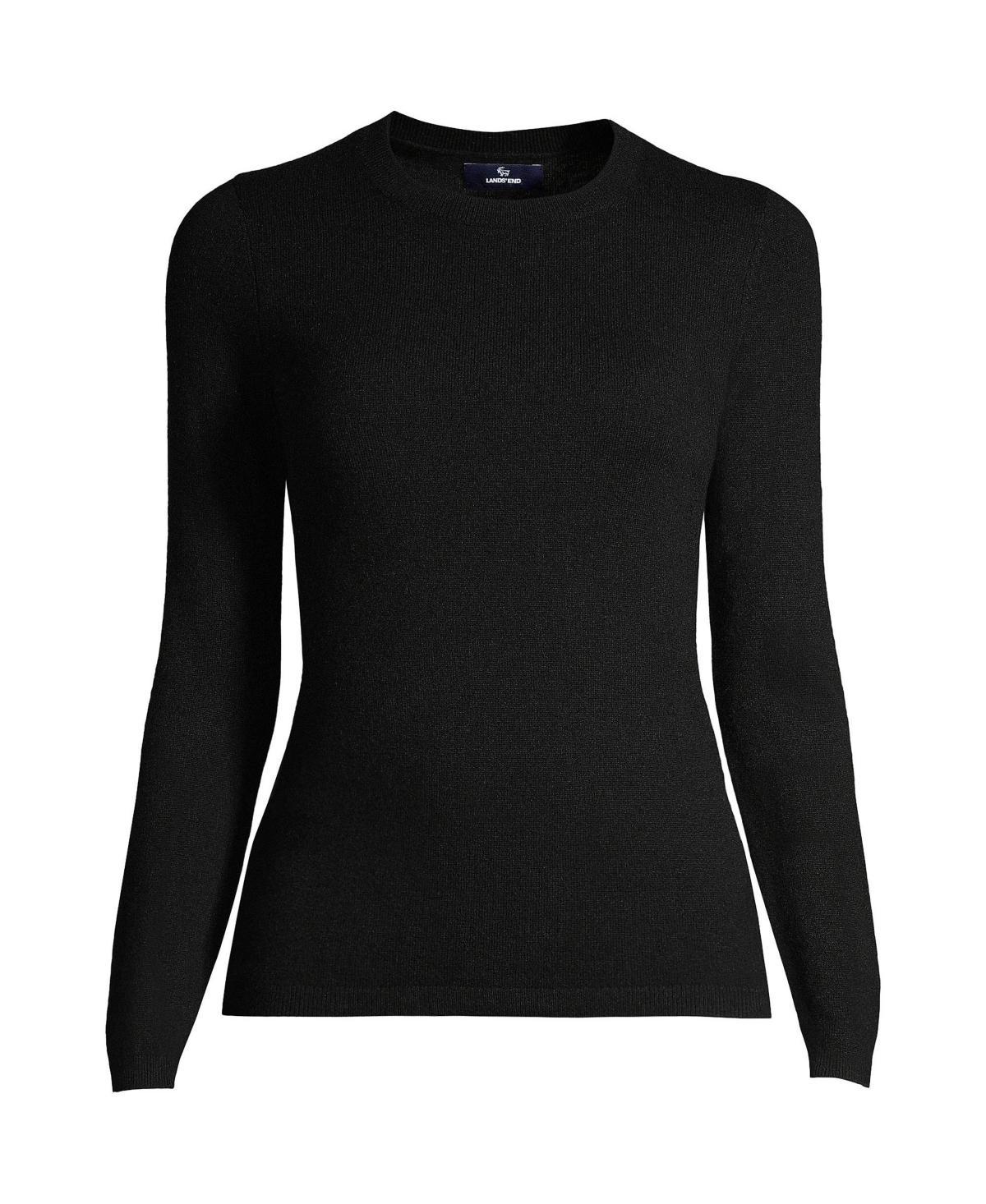 Womens Lands End Crewneck Cashmere Sweater Product Image