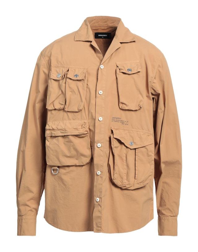 DSQUARED2 Shirts In Beige Product Image