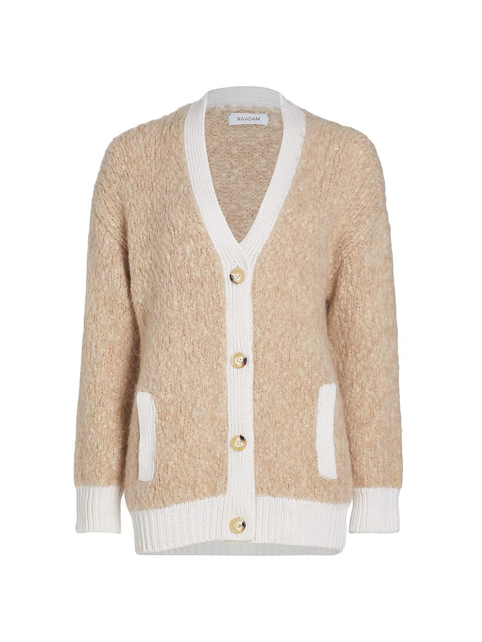 Womens Alpaca-Blend Boucl Cardigan Product Image