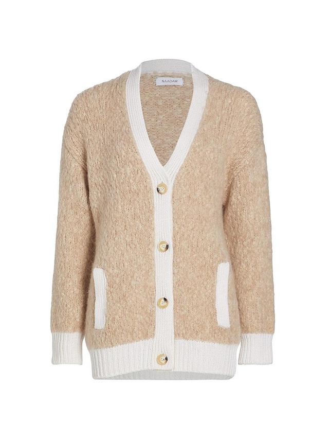 Womens Alpaca-Blend Boucl Cardigan Product Image