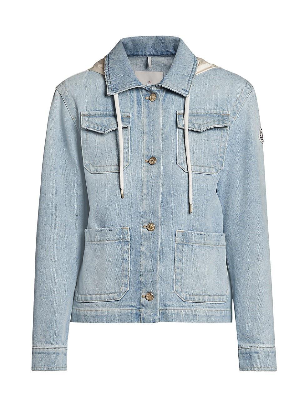 Womens Melissa Denim Hooded Jacket Product Image