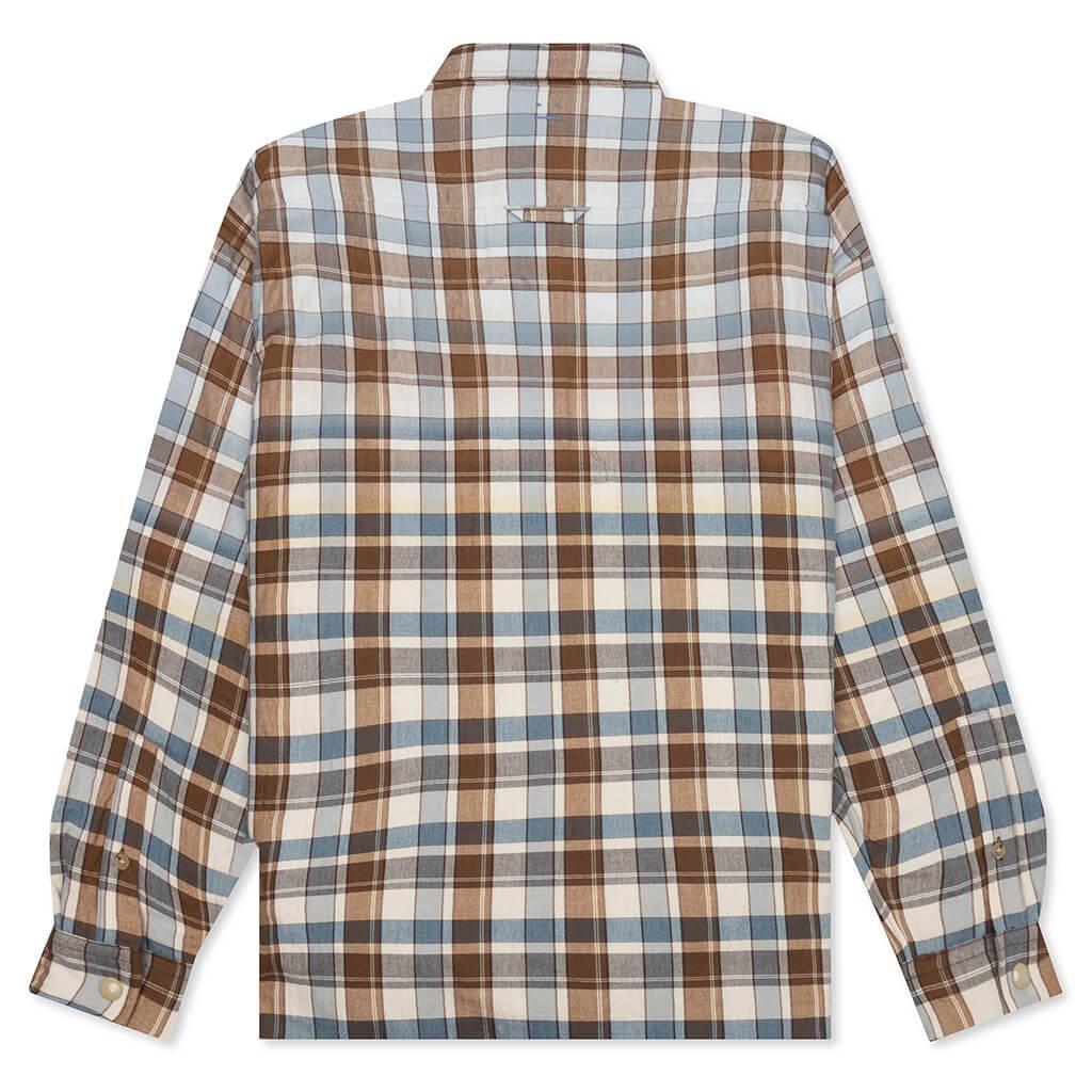 Oversized Shirt - Blue/Peach Male Product Image