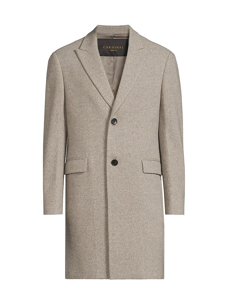 Men's Sutton Herringbone Topcoat Product Image