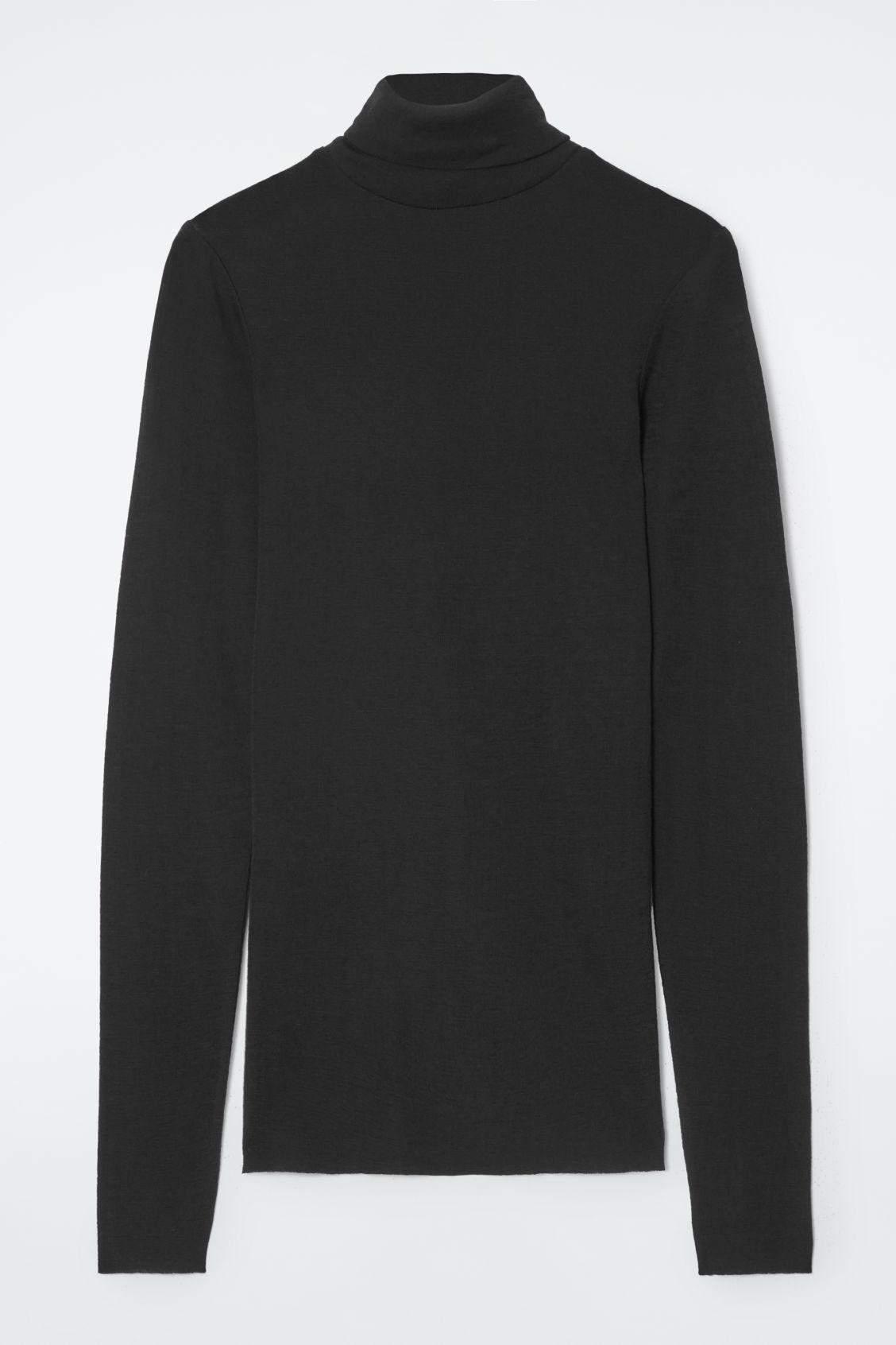 MERINO WOOL TURTLENECK TOP product image