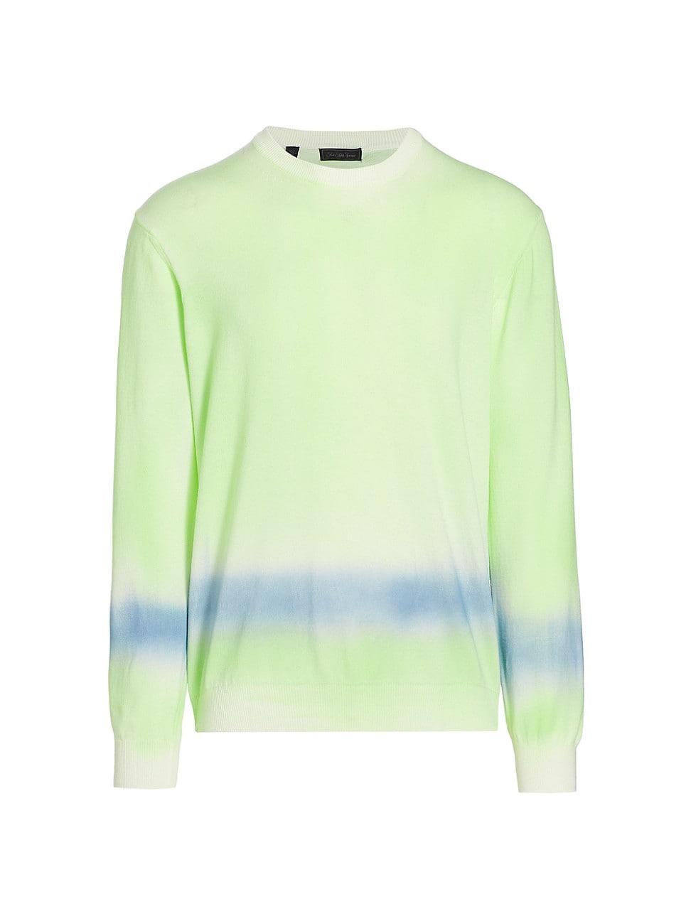 Mens COLLECTION Watercolor Cotton Sweater Product Image