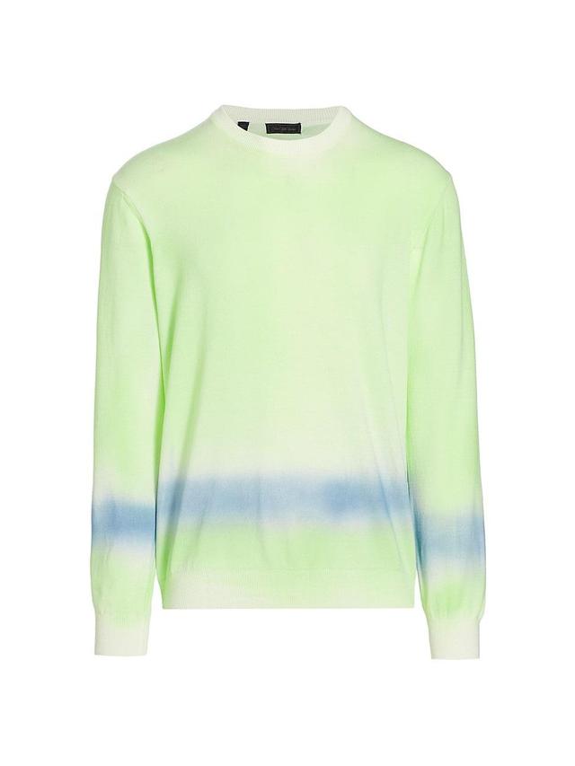 Mens COLLECTION Watercolor Cotton Sweater Product Image