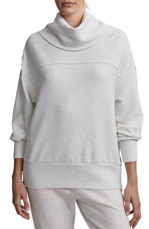 Varley Priya Longline Sweat (Ivory Marl) Women's Clothing Product Image