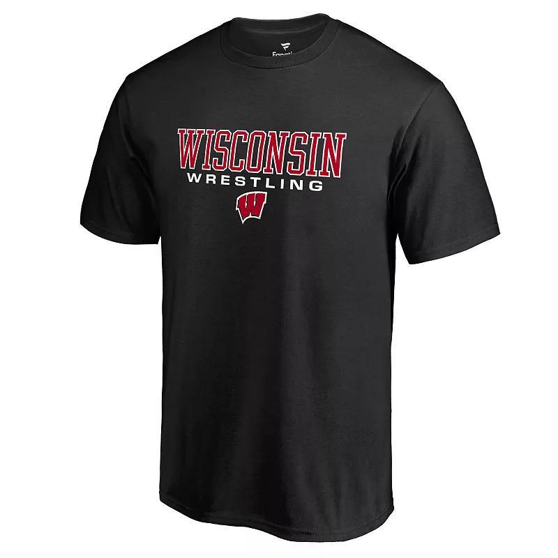 Mens Fanatics Branded Wisconsin Badgers True Sport Wrestling T-Shirt Product Image