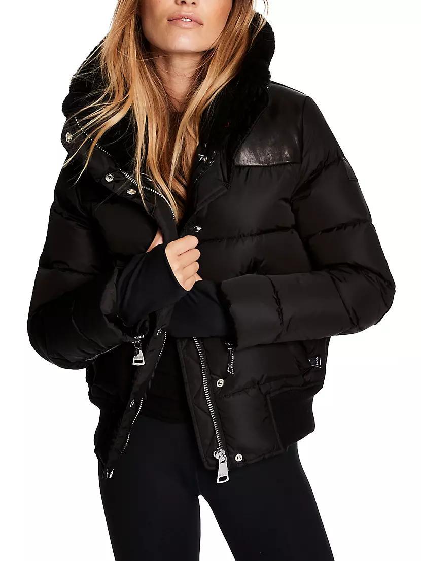 Sawyer Shearling-Embellished Down Jacket Product Image