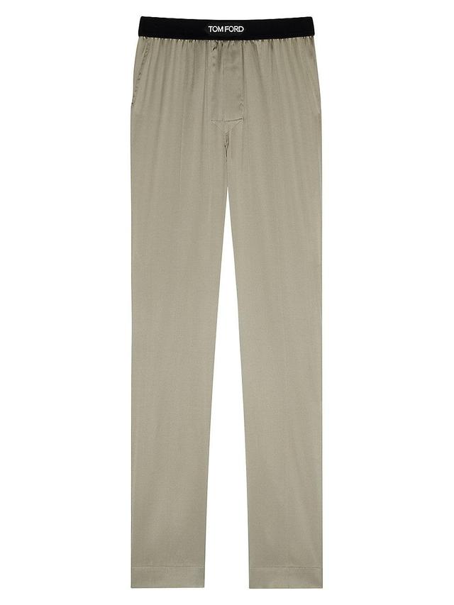 Mens Silk Logo Pajama Pants Product Image