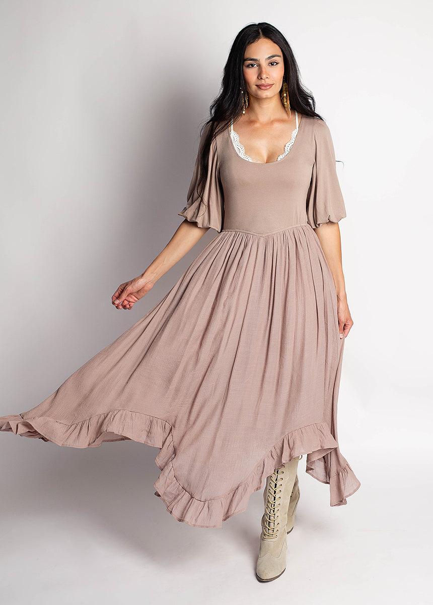 Kamina Dress in Doe Product Image