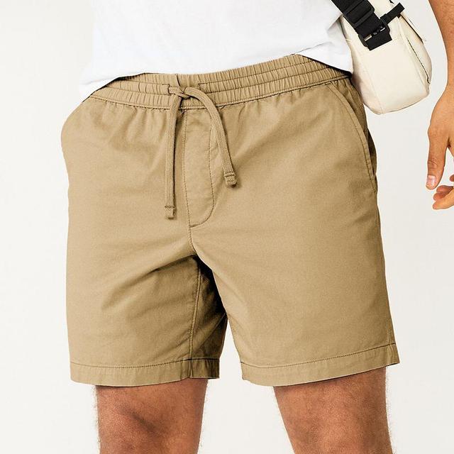 Mens Sonoma Goods For Life 7 Everyday Pull-On Shorts Med Beige Product Image