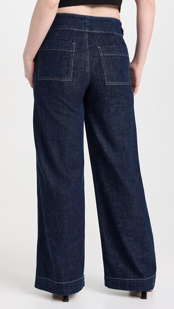 Joe's Jeans The Double Buckle Wide Leg Sailor Pants | Shopbop Product Image