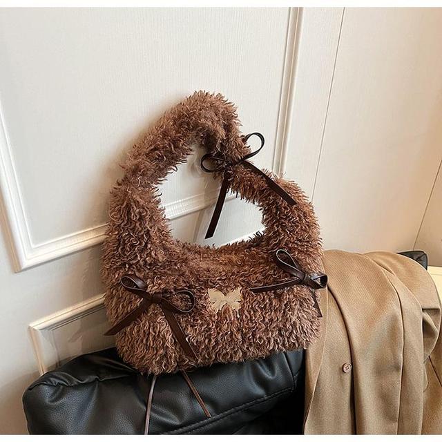 Bow Fluffy Shoulder Bag Product Image