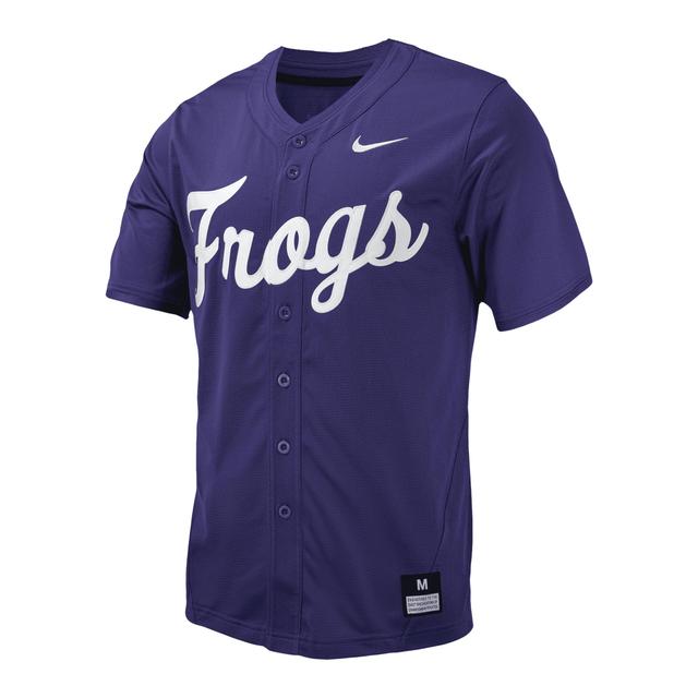 TCU Nike Men's College Replica Baseball Jersey Product Image