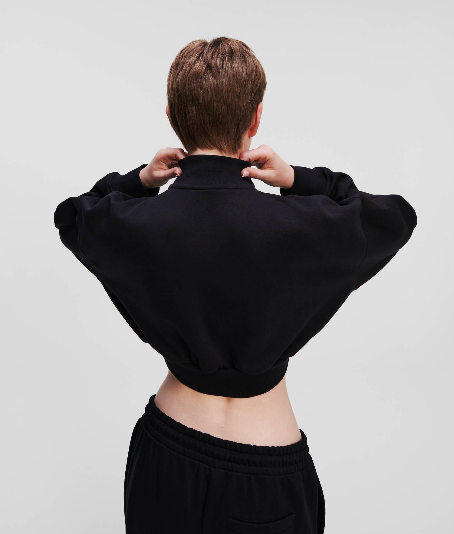 KLJ CROPPED HALF-ZIP SWEATSHIRT Product Image