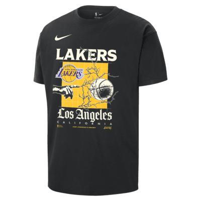 Los Angeles Lakers Courtside Nike Men's NBA Max90 T-Shirt Product Image