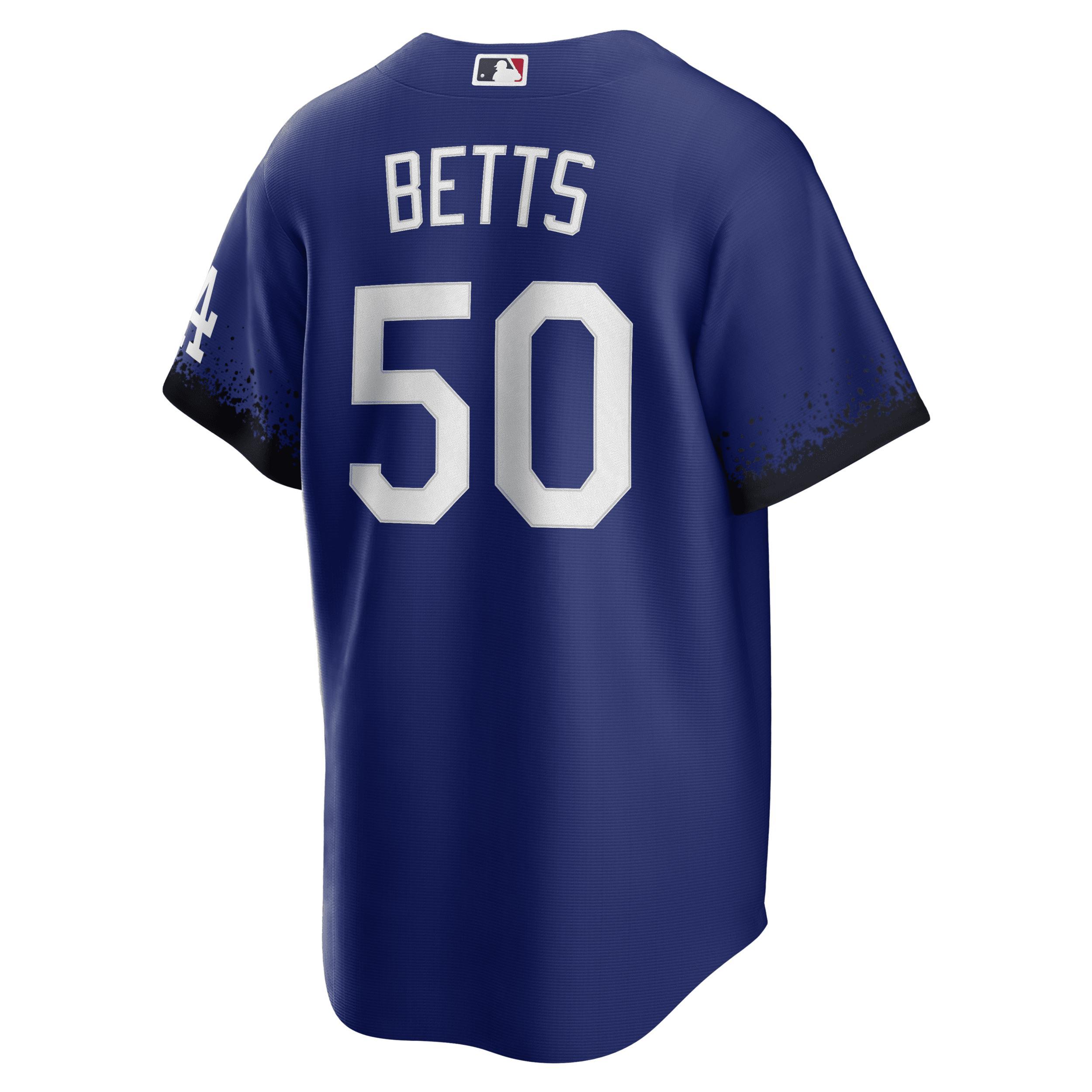 Nike Mens MLB Los Angeles Dodgers City Connect (Mookie Betts) Replica Baseball Jersey Product Image