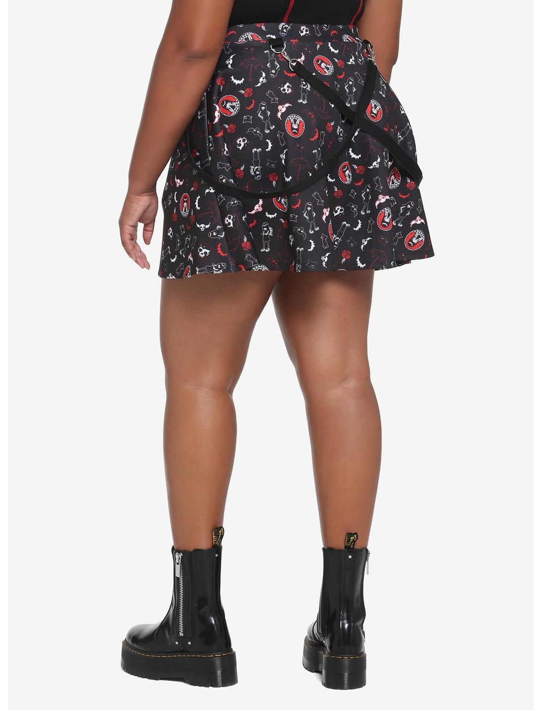 Emily The Strange O-Ring Suspender Skirt Plus Size Product Image