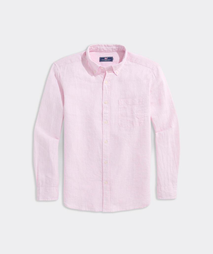 Surfside Solid Linen Shirt Product Image