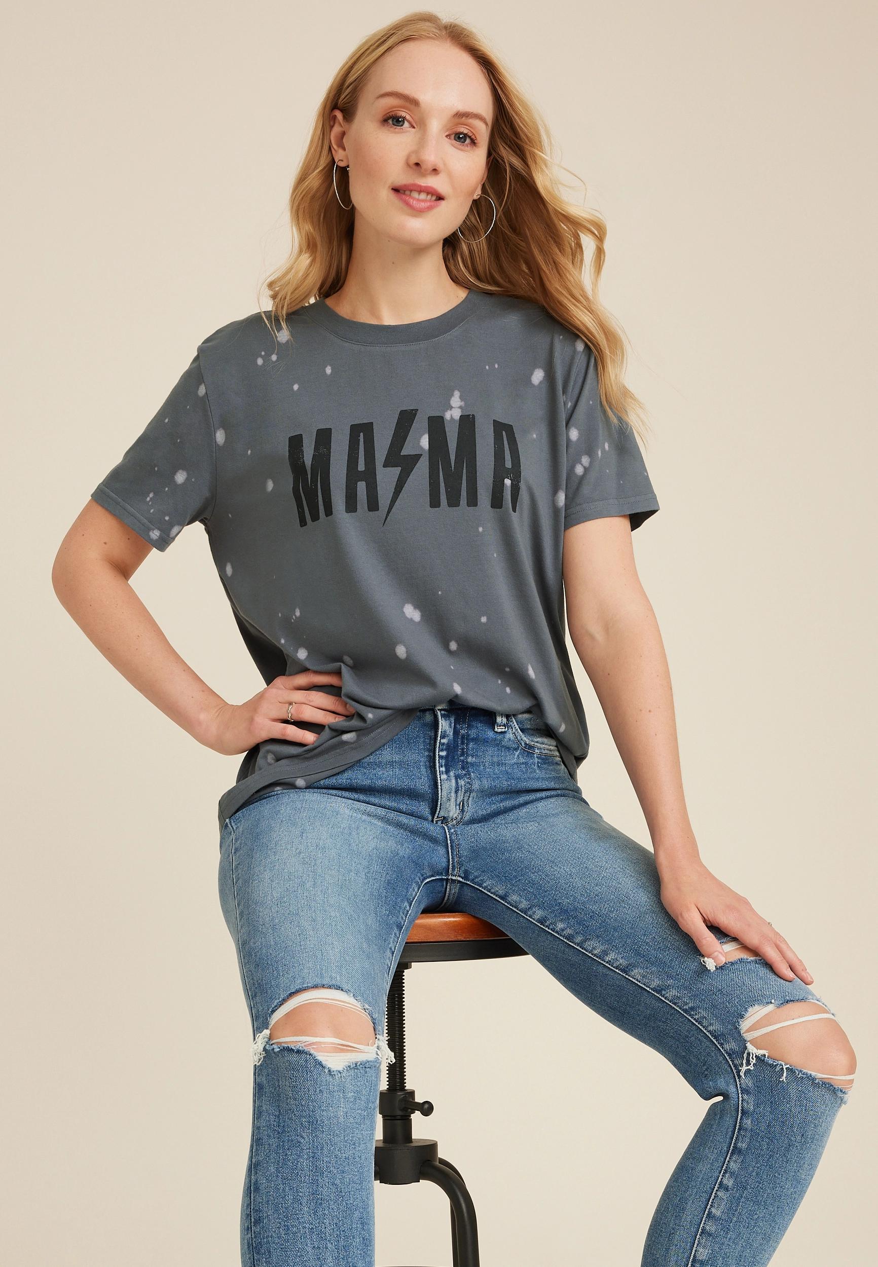 Mama Oversized Fit Graphic Tee Product Image