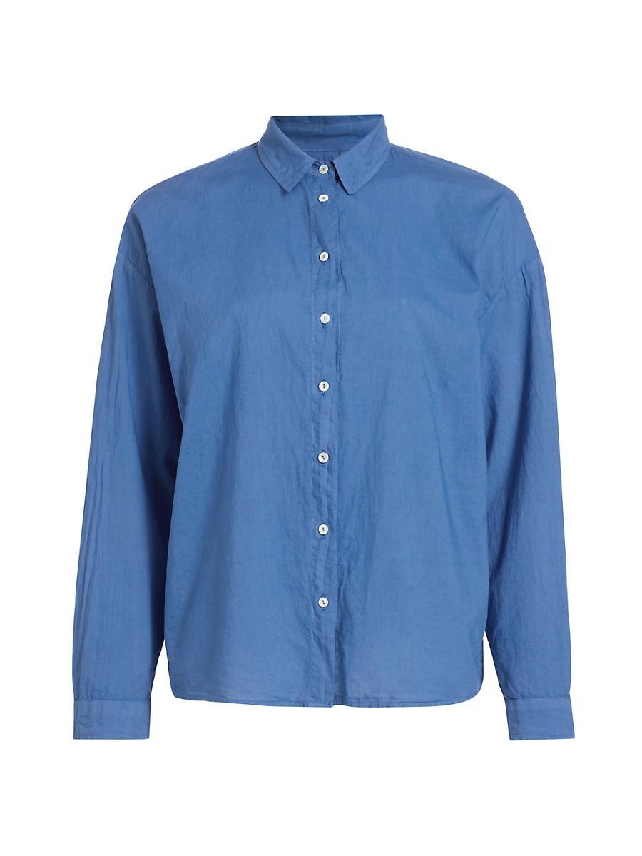 Womens Devyn Linen Button-Front Shirt Product Image