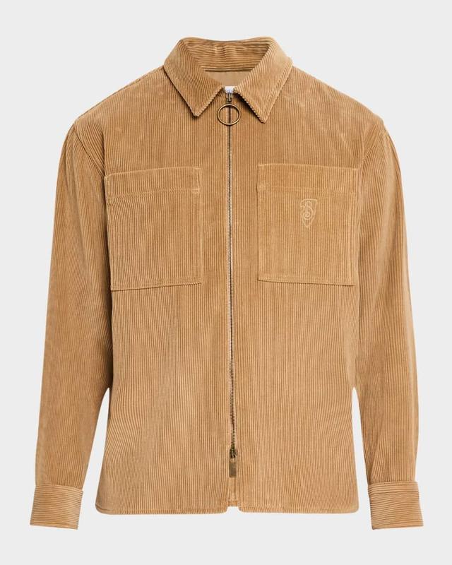 Men's Corduroy Zip Overshirt Product Image