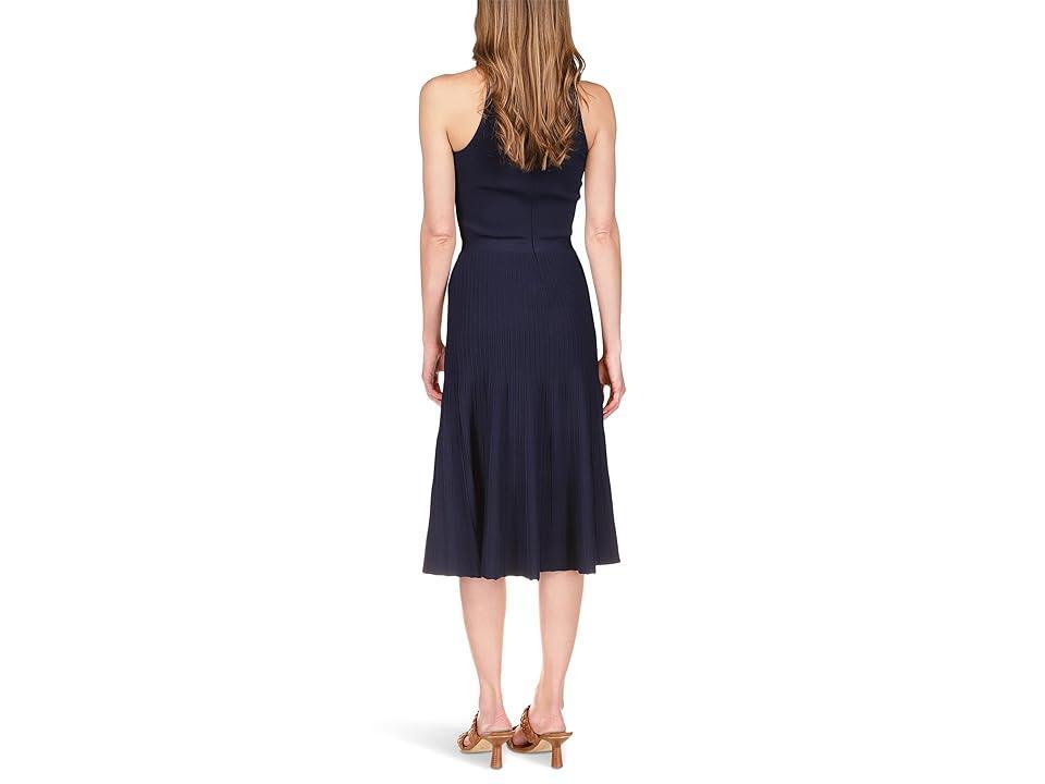 MICHAEL Michael Kors Halter Dress w/ Studs Trim (Midnight ) Women's Dress Product Image