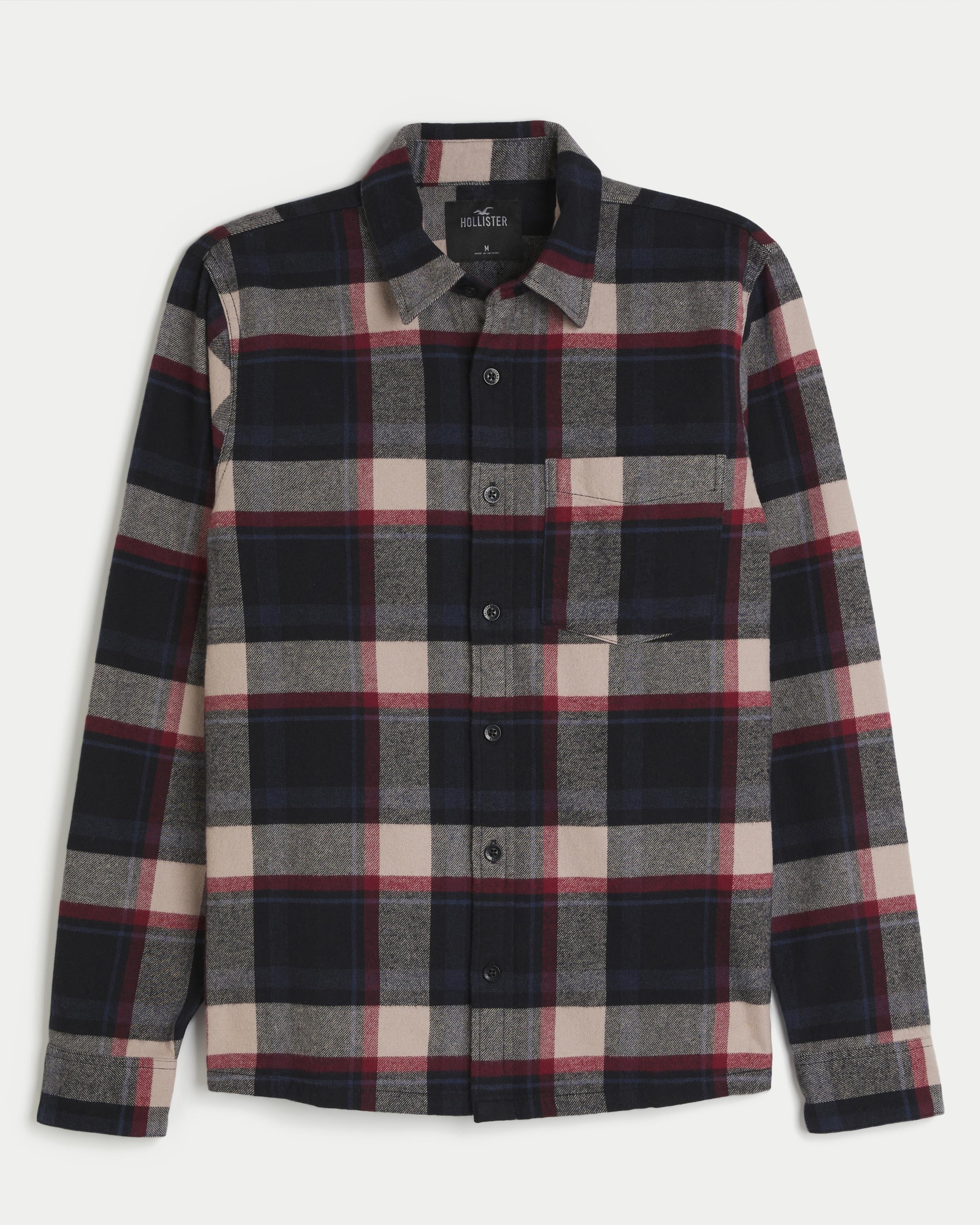 Flannel Button-Through Shirt Product Image