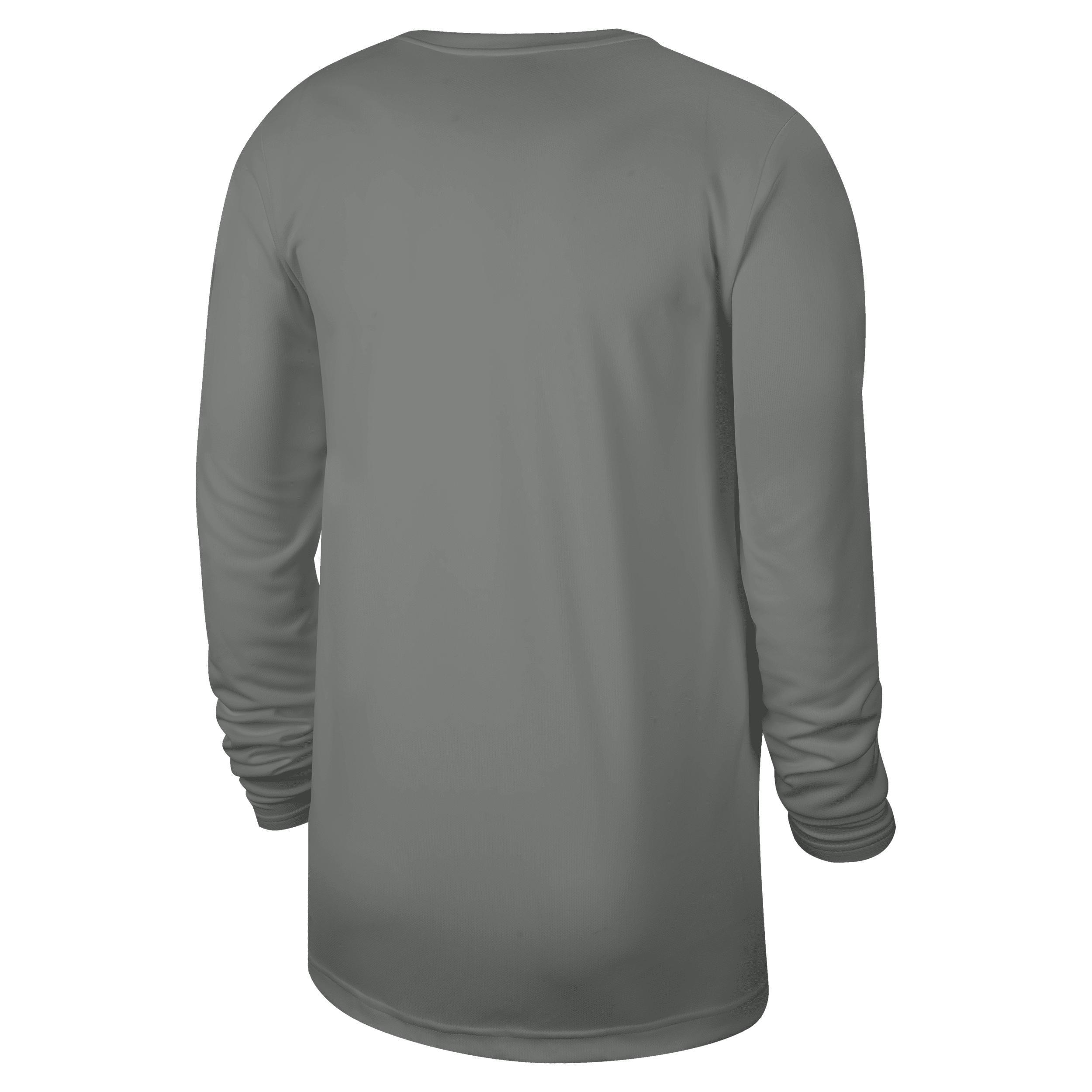 Los Angeles Lakers Nike Men's Dri-FIT NBA Long-Sleeve T-Shirt Product Image