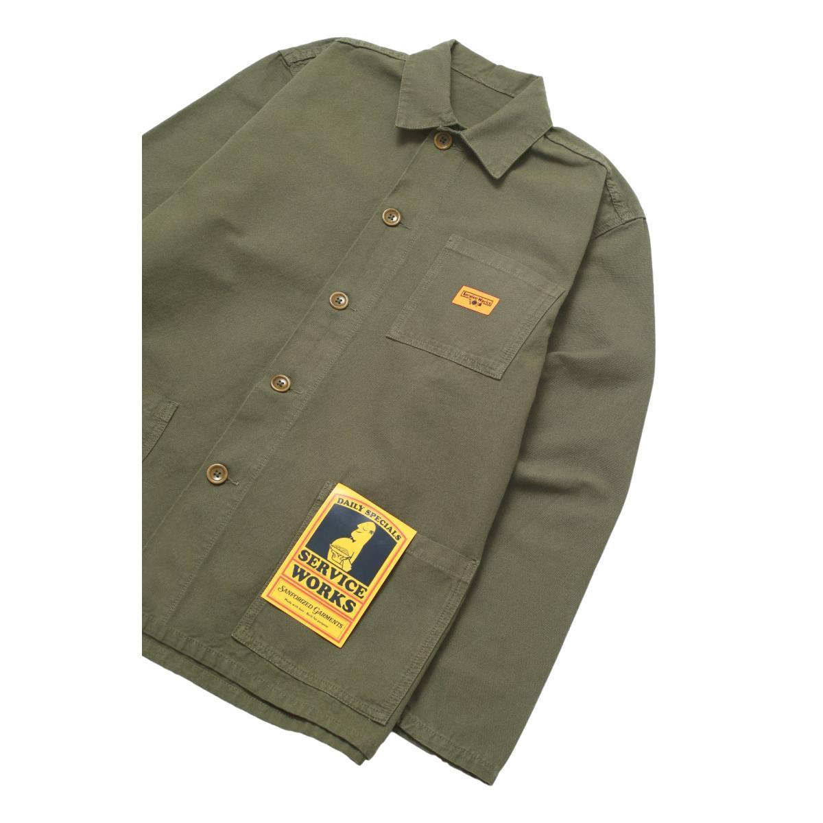 Canvas Coverall Jacket Olive Product Image