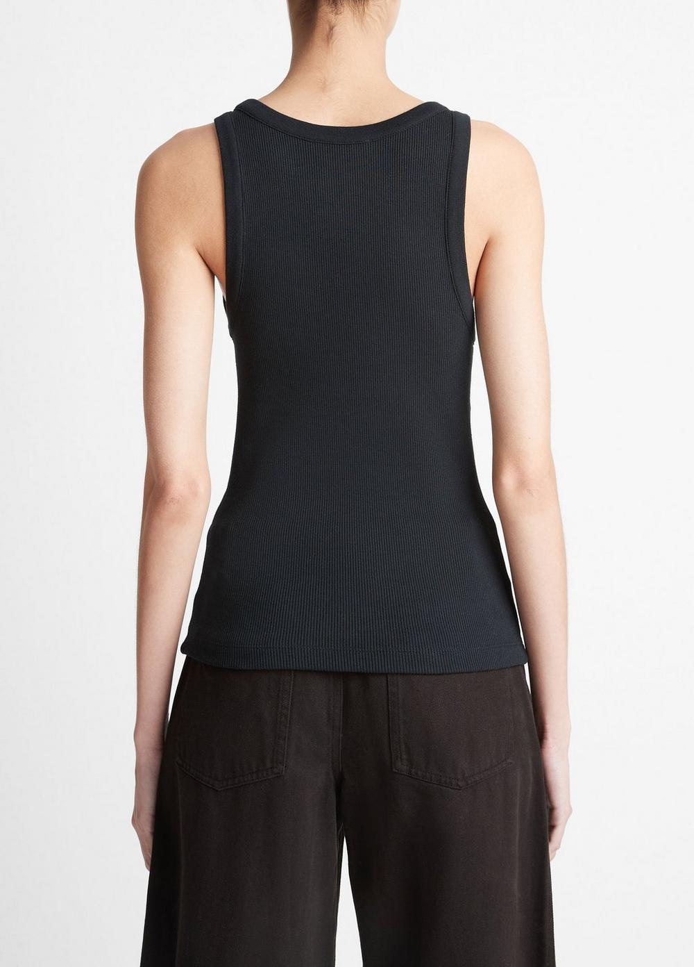 Ribbed Scoop-Neck Tank Product Image