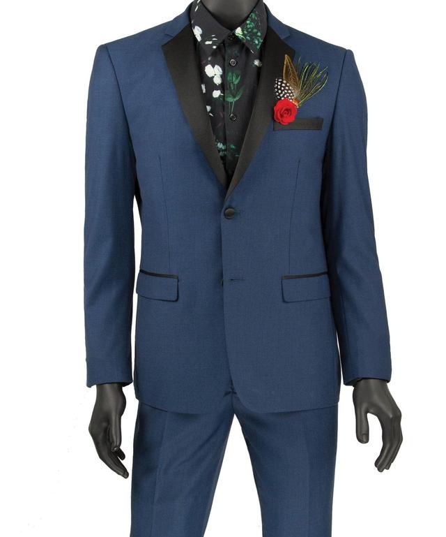 Blue Ultra Slim Fit Tuxedo 2 Buttons 2 Piece Product Image