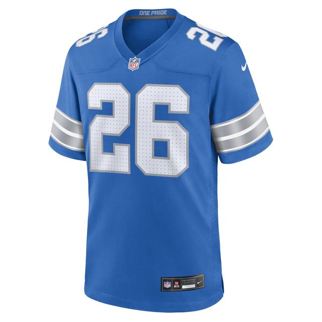 Jahmyr Gibbs Detroit Lions Nike Mens NFL Game Football Jersey Product Image