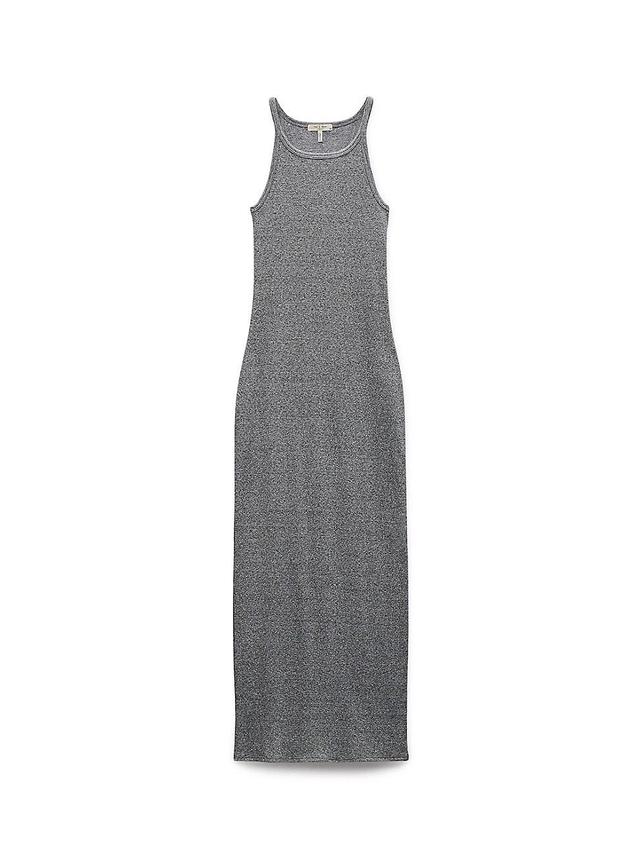 Womens The Essential Rib-Knit String Tank Maxi Dress Product Image