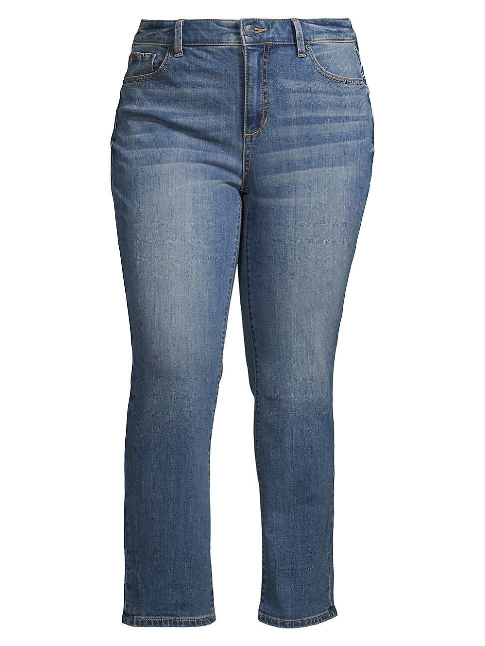 SLINK Jeans High Waist Straight Leg Jeans Product Image