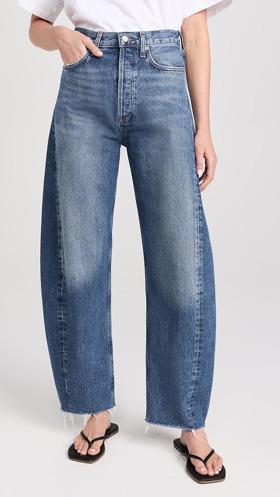 AGOLDE Luna High Rise Curved Taper Jeans | Shopbop Product Image