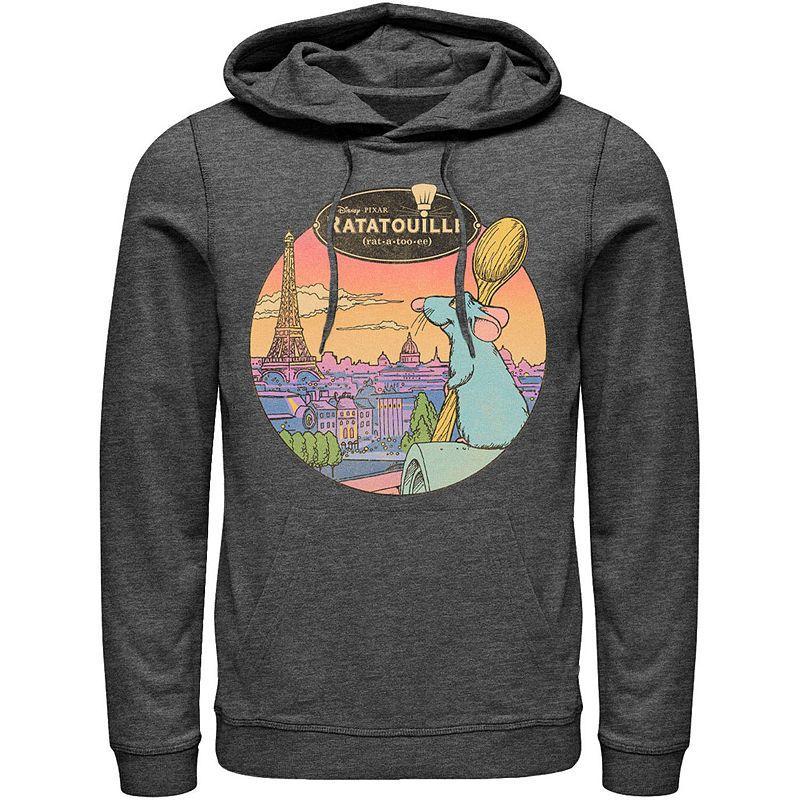 Mens Disney / Pixar Ratatouille Over Look Paris Hoodie Blue Product Image