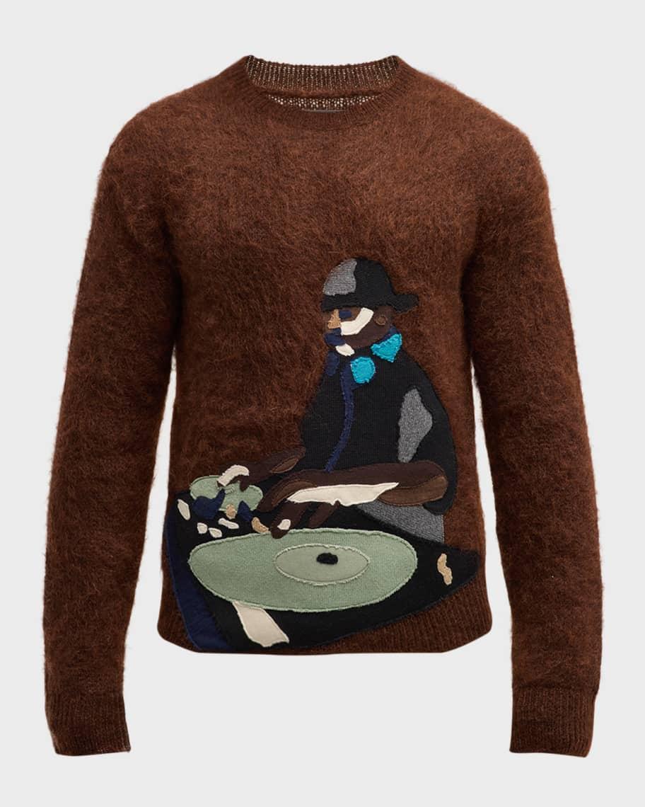 Men's Fuzzy Turn Table Sweater Product Image