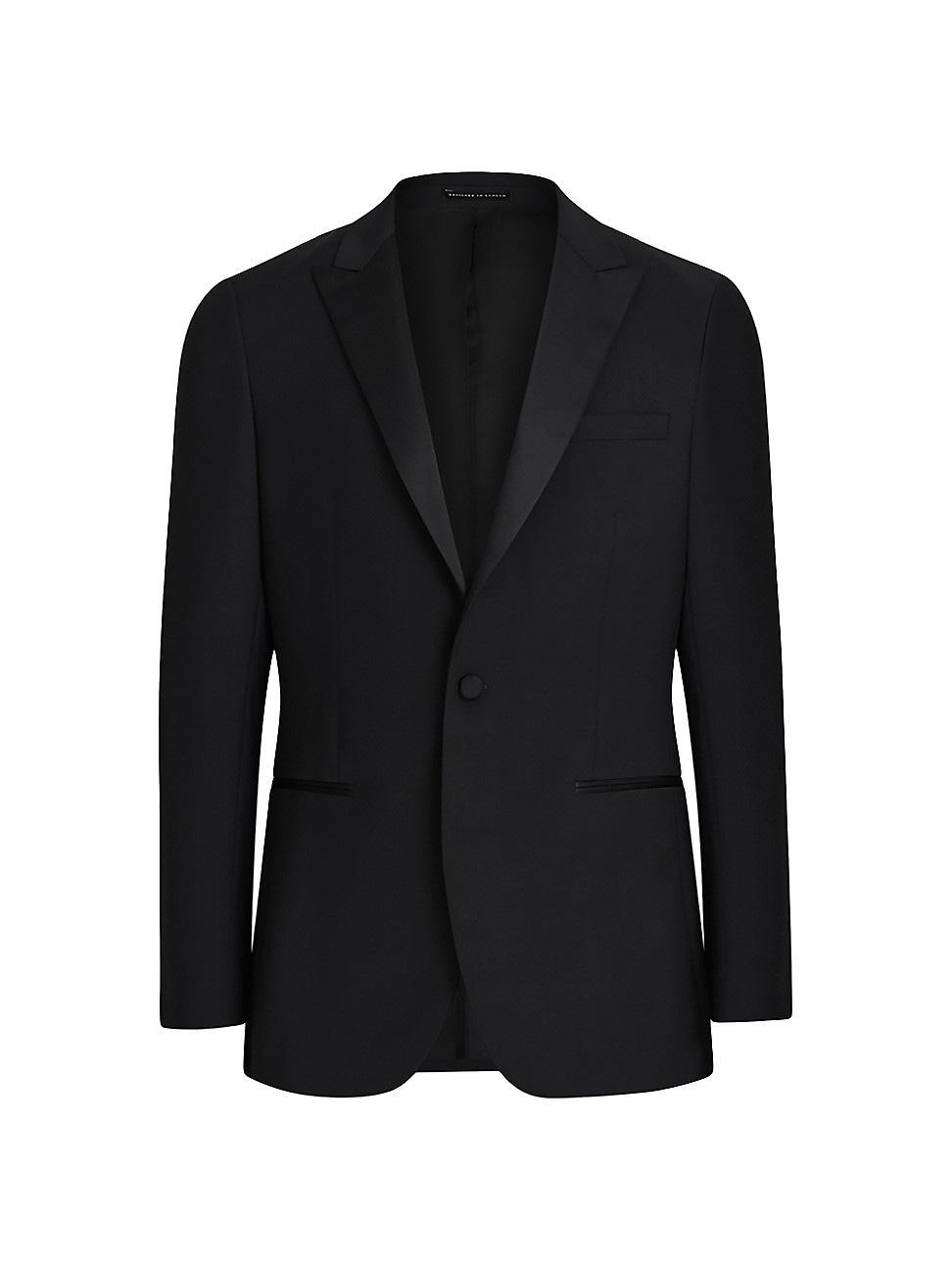 Mens Poker Satin Modern Tuxedo Jacket Product Image