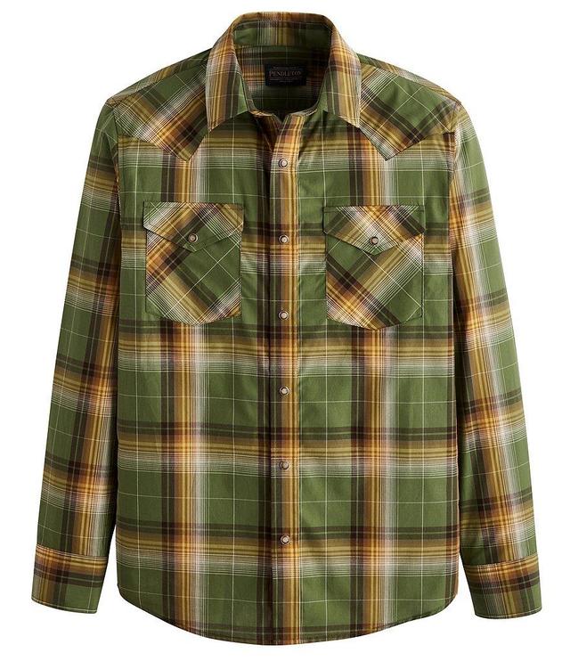 Pendleton Bishop Plaid Long Sleeve Woven Shirt Product Image