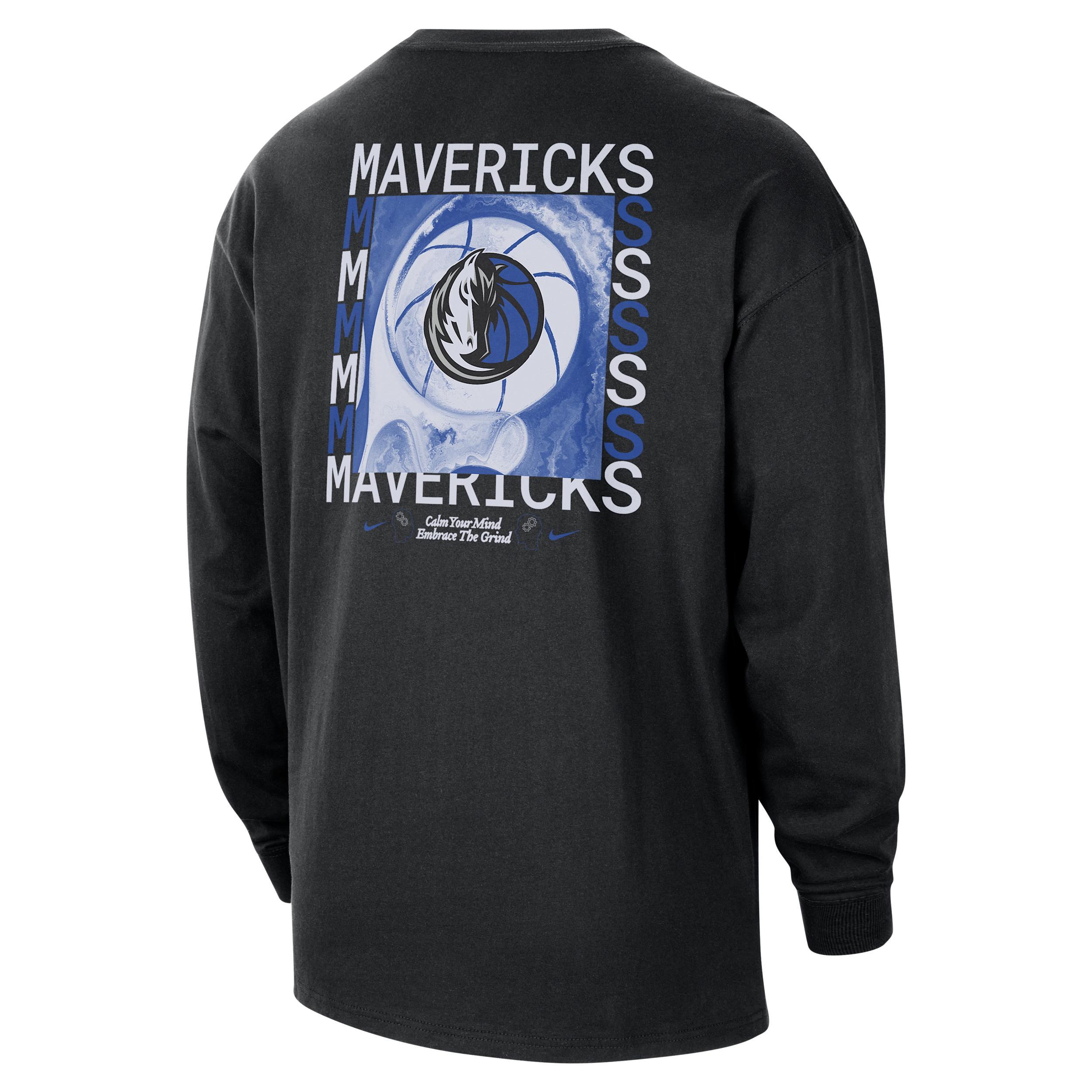 Dallas Mavericks Courtside Nike Men's NBA Max90 Long-Sleeve T-Shirt Product Image