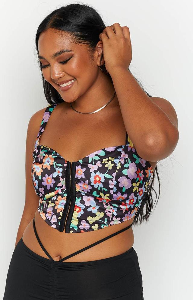 Davina Floral Corset Top Product Image