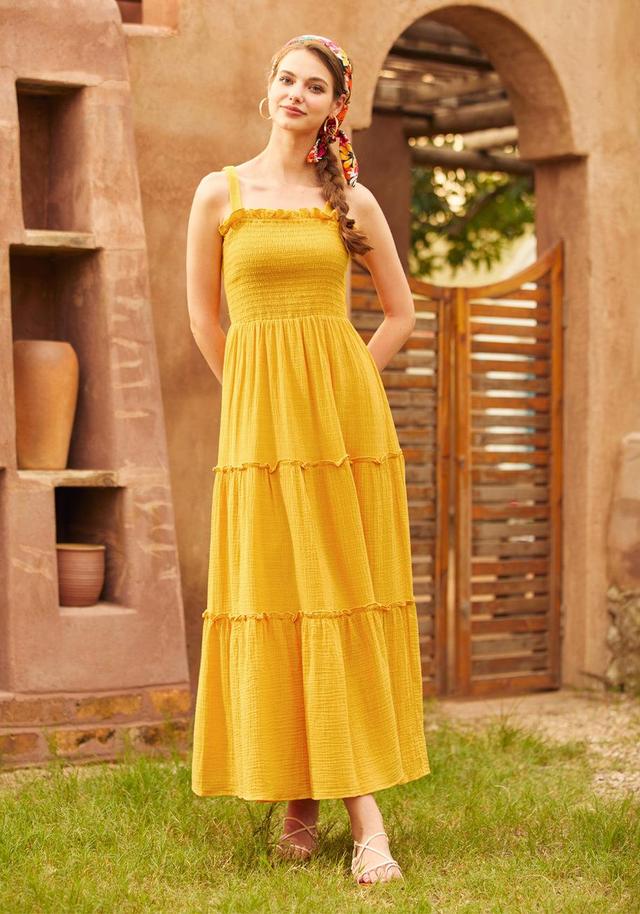 Glimmering Goddess Maxi Dress Product Image